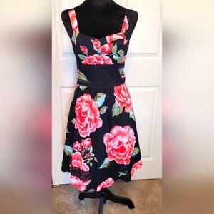 🔥2For$20 Juniors Floral Sun Dress Size 4